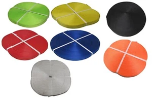 Rollo de cinta de correa de tela de poliéster 100M (atazo varios anchos y colores) - Imagen 1 de 87