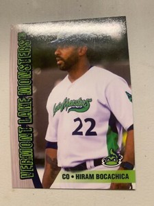 Hiram Bocachica Card 2018 Vermont Lake Monsters Team Card