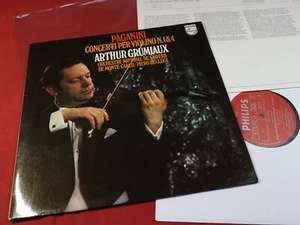 Paganini VIOLINKONZERTE NR 1 & 4 Grumiaux LP Philips 29877-8 Germany Club nm - Picture 1 of 3