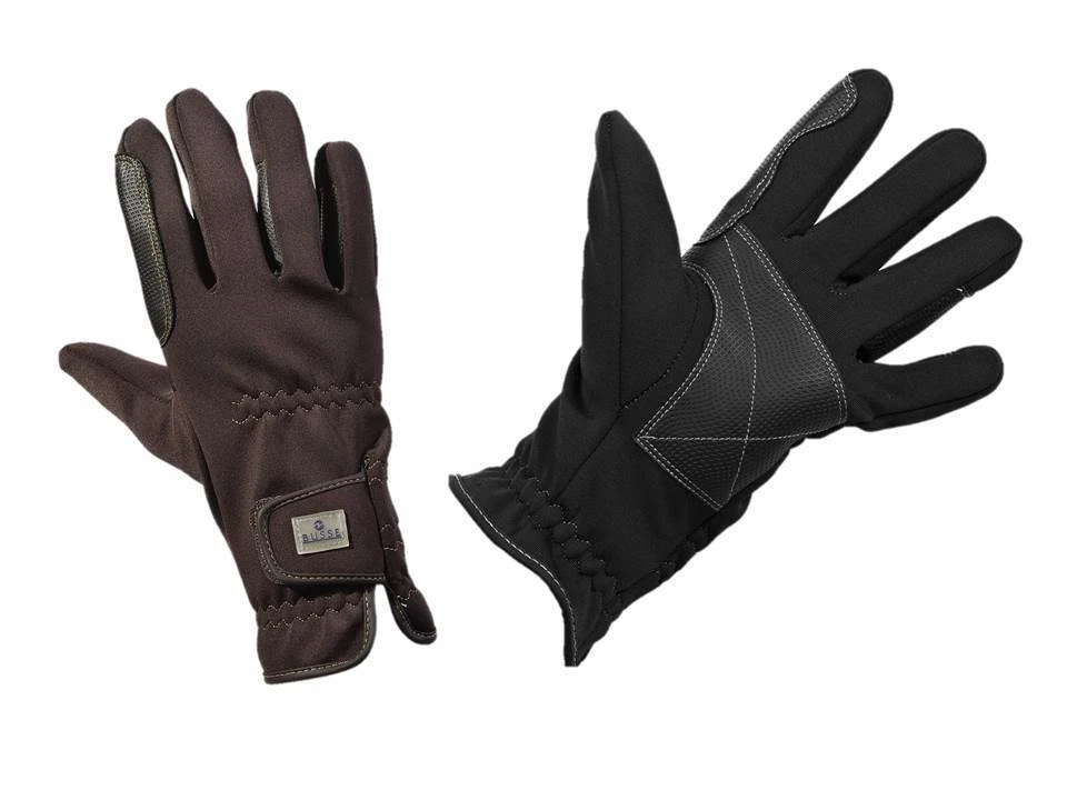  Reithandschuhe, Winterreithandschuhe, Winterhandschuhe Softshell schwarz, braun - Bild 1 von 1