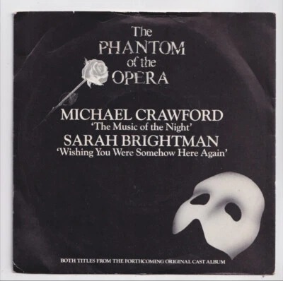 (AC354) Michael Crawford & Sarah Brightman, Phantom Of The Opera 1986 - 7" vinyl - Image 1 of 2
