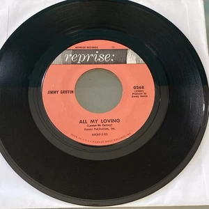 Rock JIMMY GRIFFIN before Bread 45 rpm REPRISE 268 ALL MY LOVING Beatles 1964 E - Picture 1 of 2