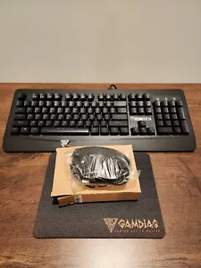 GAMDIAS HERMES E1A 3-in-1 Gaming RGB keyboard, RGB mouse, & Mousepad - Picture 1 of 3