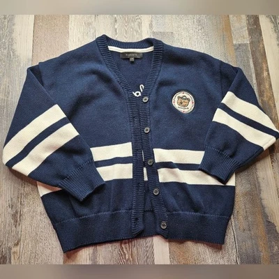 Suéter Cárdigan RoanJane 9-10 [130 cm] Azul Marino Blanco Foto 1 de 4