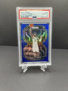 2021 Prizm Joshua Primo RC Blue Shimmer /30 No 298 PSA 10 - Rookie Spurs SSP - Picture 1 of 2