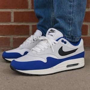 Nike Air Max 1 Deep Royal Blue White Black Size 10 Worn Once - Bild 1 von 6
