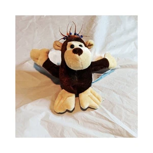 NICI🐒Brown Monkey B.J. Juguete🧸Muñeca de peluche Wild Friends 8" de alto🆓En muy buen estado📬 - Imagen 1 de 17