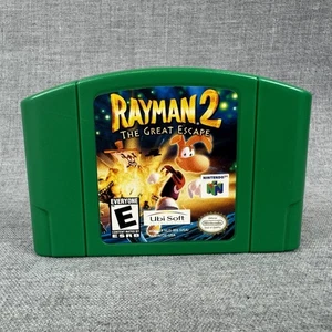 Rayman 2 The Great Escape Nintendo 64 N64 Authentic Cartridge Only Tested - Picture 1 of 6