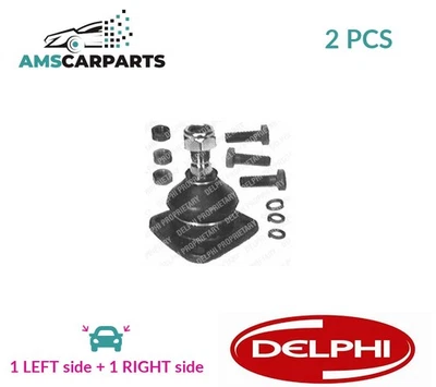 SUSPENSION BALL JOINT PAIR FRONT TC76 DELPHI 2PCS NEW OE REPLACEMENT - Image 1 of 4