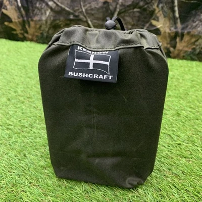 Wax Canvas Bag For Your BRITISH ARMY MESS TINS,Dark olive ,BAG ONLY ! - Image 1 of 4