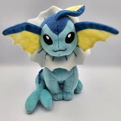 Pokémon Tomy Vaporeon Plush – Eeveelution Water Type – 2016 TOMY - Image 1 of 4
