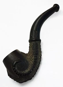 Antique Miniature Pipe Salesman Sample Smoking Gutta Percha Dragon Talon KBB Bob - Picture 1 of 12