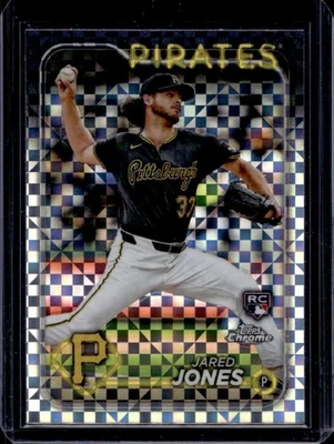 2024 Topps Chrome Jared Jones RC X Fractor Rookie #96 Pirates - Image 1 of 2