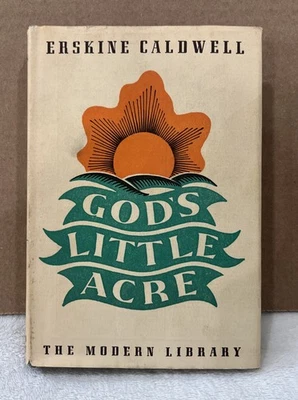 God's Little Acre Erskine Caldwell Modern Library Hardcover- Dust Jacket -1934 - Image 1 of 4