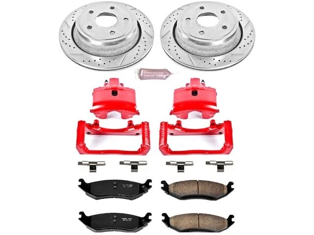 Rear Brake Pad and Rotor Kit For Chrysler Aspen Durango Ram 1500 Classic BQ78R7 Foto 1 de 1