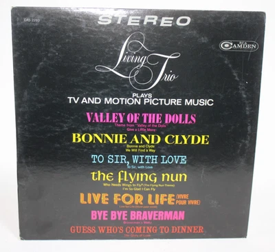 The Living Trio – Plays TV and Motion Picture Music (RCA Camden CAS-2210) - Image 1 of 4