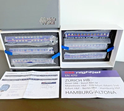 LS Models 97021 Spur N 1:160 ÖBB Nightjet Set 6-teilig Ep.6 NEU OVP Zürich-HH - Bild 1 von 4