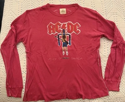 Camiseta térmica manga larga Trunk LTD AC/DC ANGUS YOUNG para hombre grande roja Foto 1 de 4