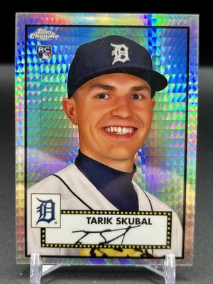 2021 topps Chrome Platinum Tarik Skubal Prizm Refractor RC #39 OD - Image 1 of 3