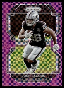 2021 Panini Prizm Purple Power Josh Jacobs 23/49 Las Vegas Raiders #180 - Bild 1 von 2