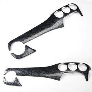 For Benz B-Class 2012-2019 Black Wood Grain Middle Console Dashboard Strip Trim - Bild 1 von 7