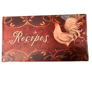 Lang Co GALLO Camborne scatola ricette file cavalletto coperchio 4""x6"" schede divisore ala nuovo con scatola - Foto 1 di 6