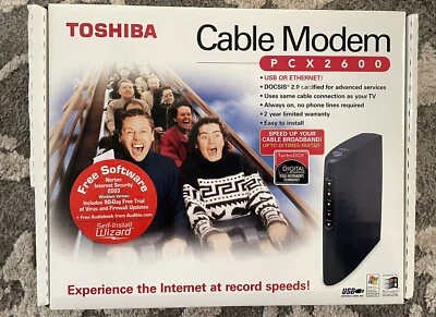 Toshiba PCX2600 docsis cable modem - Image 1 of 4