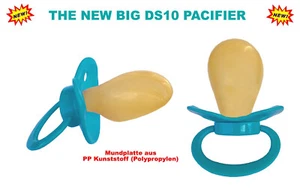 ABDL ADULT "DS 10" CHUPETE "Turquesa" - Tamaño / Tamaño 12 placa bucal 85 x 60 mm - Imagen 1 de 1