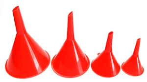 Juego de embudo de 4 piezas de plástico de 2"" 3"" 4"" y 5"": garaje y tienda de aceite y otros fluidos - Imagen 1 de 3