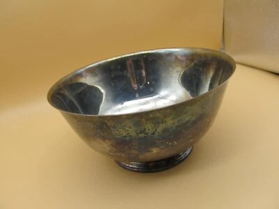 “Sons of Liberty Bowl” 6 “ by Paul Revere Reproduction, Oneida Silversmiths - Image 1 of 2