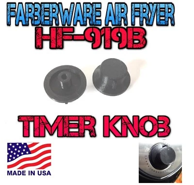   Replacement Timer knob for Faberware Air Fryer HF-919B D type shaft - Image 1 of 3