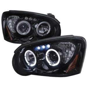 Faros proyectores Fit 04-05 Subaru Impreza WRX STI Outback con halos LED ahumados - Imagen 1 de 6