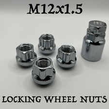 Locking Wheel Nuts M12x1.5 Open, Zinc For Chevrolet Lacetti Nubira Orlando Spark