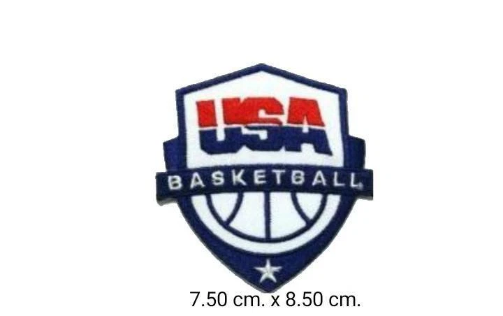 Patches​ USA​ Basketball​ logo for​ iron​​ and​ sewing on Fabrics - Image 1 of 1