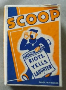 SCOOP GIOCO DI CARTE VINTAGE STOP PRESS, URLA E RISATE MADE IN ENGLAND - Foto 1 di 19