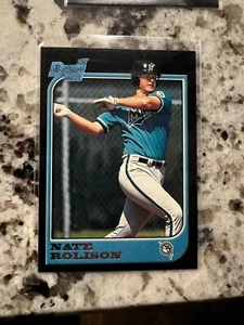 Tarjeta de novato Bowman 1997 primera Florida Marlins Nate Rolison #184 - Imagen 1 de 1