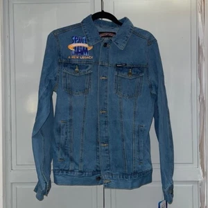 ๐ธ Members Only ๐ธ Looney Tunes Space Denim Jacket NEW AUTH - Picture 1 of 12