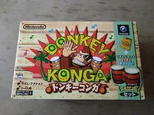 NINTENDO GAMECUBE DONKEY KONGA NTSC-J with BONGO - Picture 1 of 10