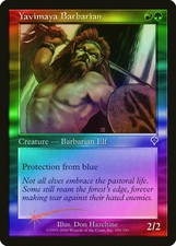 Yavimaya Barbarian FOIL Invasion PLD Red Green Common MAGIC MTG CARD ABUGames
