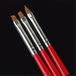 Nail Art Pinsel Set - Acryl Gel Builders Malerei 3-teilig Zeichnung Design Sets  - Bild 1 von 6
