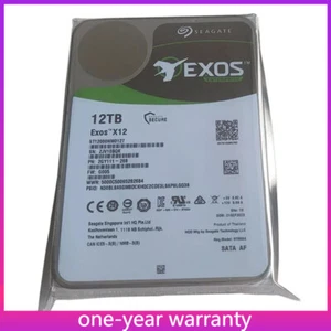 New Seagate Exos X12 ST12000NM0127 12TB 256MB 7200RPM 3.5" SATA HDD - Picture 1 of 2