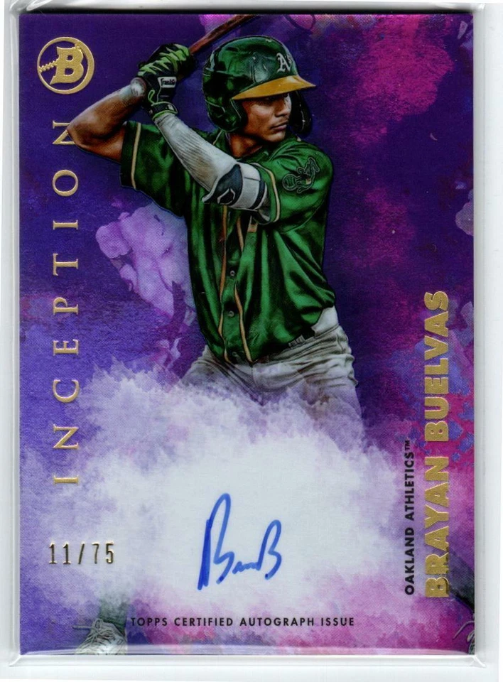 2021 Bowman Inception AUTO Fuchsia #PABBS Brayan Buelvas /75 (ref Y00692) - Image 1 of 1