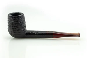 PIPA SAVINELLI COCKTAIL 128 6mm BILLIARD DRITTA RADICA SABBIATA NERA B. ROSSO - Imagen 1 de 2