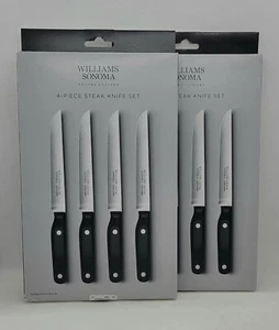 New in Boxes Williams Sonoma "Encore Cutlery" 8 Piece Steak Knife Set, Germany - Picture 1 of 10