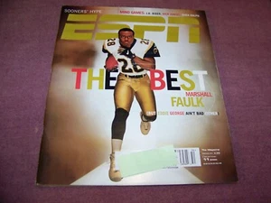 ESPN Magazine Marshall Faulk Vintage 2000 - Imagen 1 de 5