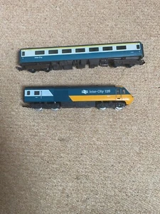 Hornby Intercity 125 and coach  in good playworn condition - Picture 1 of 10
