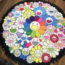 Takashi Murakami Rainbow Flower Carpet Tablecloth Multifunctional Tablecloth