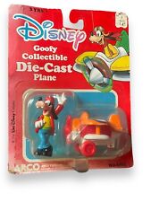Disney Vintage Arco Collectible Die Cast Goofy Plane Sealed 1980’s - 90’s