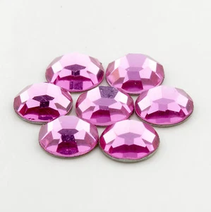 Vintage ss16 Swarovski Flatback Rhinestone ROSE 72pcs Art.2000 30005003 - Picture 1 of 1