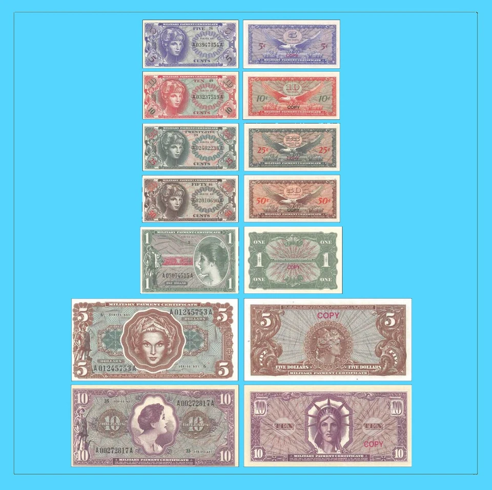 Carlson Chambless Notes Military Payment Certificate 651 COPY Complete  - Image 1 of 1